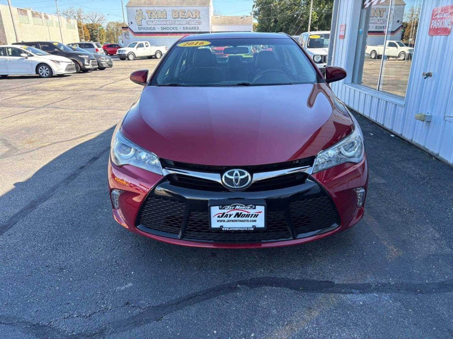 2016 RED TOYOTA CAMRY XSE (4T1BF1FK7GU) with an 2.5L engine, Automatic transmission, located at 501 E. Columbia St., Springfield, OH, 45503, (800) 262-7122, 39.925262, -83.801796 - **2016 Toyota Camry XSE - Only 92K Miles, 26 Service Records and New Tires!** Check out this SHARP 2016 Toyota Camry XSE! Powered by a fuel-efficient 2.5L 4-cylinder engine, this sporty sedan offers the perfect combination of comfort, reliability, and style! With only 92K miles, 2 previous owne- Photo#5