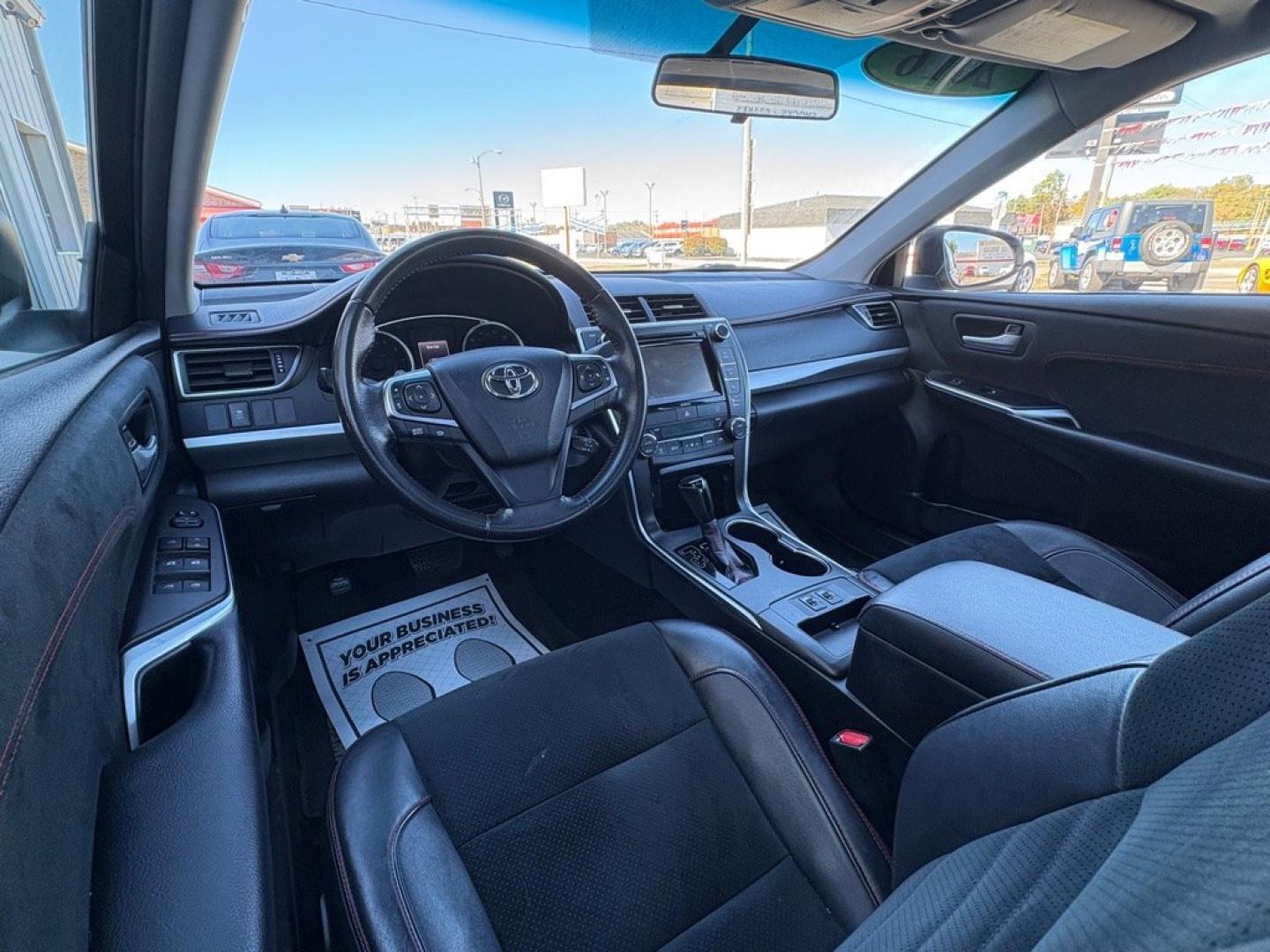 2016 RED TOYOTA CAMRY XSE (4T1BF1FK7GU) with an 2.5L engine, Automatic transmission, located at 501 E. Columbia St., Springfield, OH, 45503, (800) 262-7122, 39.925262, -83.801796 - **2016 Toyota Camry XSE - Only 92K Miles, 26 Service Records and New Tires!** Check out this SHARP 2016 Toyota Camry XSE! Powered by a fuel-efficient 2.5L 4-cylinder engine, this sporty sedan offers the perfect combination of comfort, reliability, and style! With only 92K miles, 2 previous owne- Photo#11