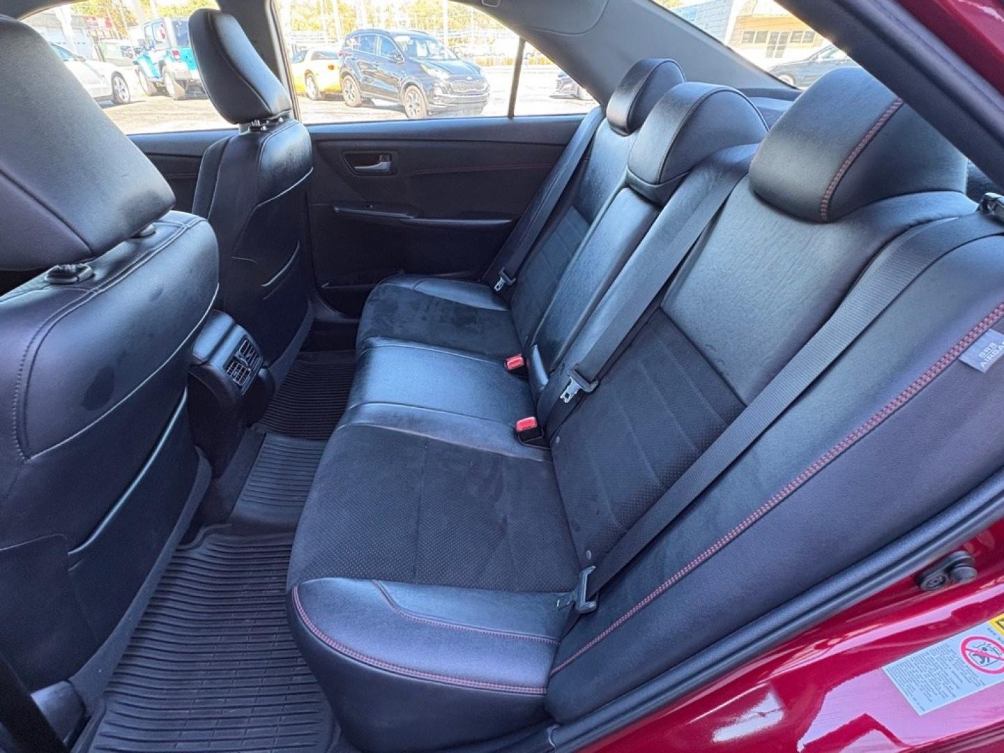 2016 RED TOYOTA CAMRY XSE (4T1BF1FK7GU) with an 2.5L engine, Automatic transmission, located at 501 E. Columbia St., Springfield, OH, 45503, (800) 262-7122, 39.925262, -83.801796 - **2016 Toyota Camry XSE - Only 92K Miles, 26 Service Records and New Tires!** Check out this SHARP 2016 Toyota Camry XSE! Powered by a fuel-efficient 2.5L 4-cylinder engine, this sporty sedan offers the perfect combination of comfort, reliability, and style! With only 92K miles, 2 previous owne- Photo#13