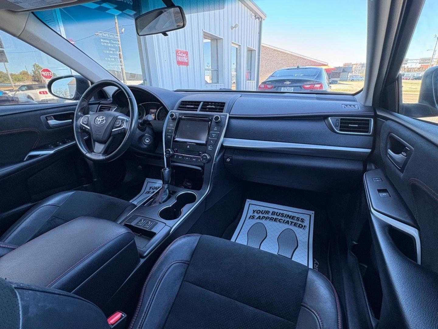 2016 RED TOYOTA CAMRY XSE (4T1BF1FK7GU) with an 2.5L engine, Automatic transmission, located at 501 E. Columbia St., Springfield, OH, 45503, (800) 262-7122, 39.925262, -83.801796 - **2016 Toyota Camry XSE - Only 92K Miles, 26 Service Records and New Tires!** Check out this SHARP 2016 Toyota Camry XSE! Powered by a fuel-efficient 2.5L 4-cylinder engine, this sporty sedan offers the perfect combination of comfort, reliability, and style! With only 92K miles, 2 previous owne- Photo#19