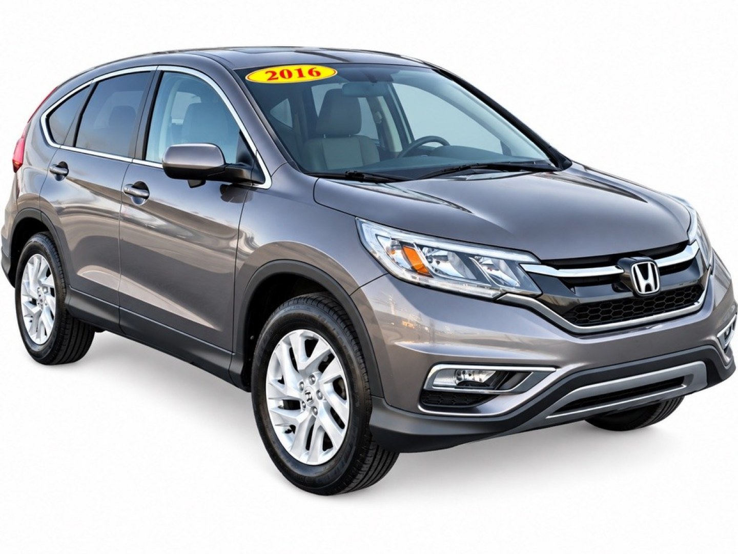 2016 BROWN HONDA CR-V EX (2HKRM4H5XGH) with an 2.4L engine, Continuously Variable transmission, located at 501 E. Columbia St., Springfield, OH, 45503, (800) 262-7122, 39.925262, -83.801796 - **2016 Honda CR-V EX - 1 Owner, 23 Service Records and AWD!** Check out this sharp 2016 Honda CR-V EX! Powered by a fuel-efficient 2.4L 4-cylinder engine with All-Wheel Drive, this versatile SUV offers comfort, reliability, and excellent everyday practicality! With just **1 Previous Owner and 2- Photo#0