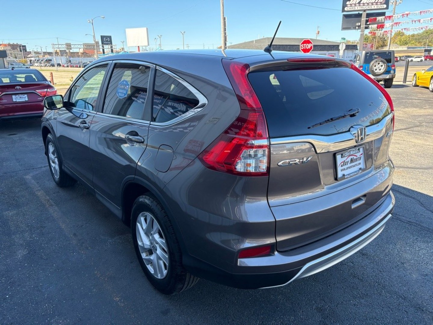 2016 BROWN HONDA CR-V EX (2HKRM4H5XGH) with an 2.4L engine, Continuously Variable transmission, located at 501 E. Columbia St., Springfield, OH, 45503, (800) 262-7122, 39.925262, -83.801796 - **2016 Honda CR-V EX - 1 Owner, 23 Service Records and AWD!** Check out this sharp 2016 Honda CR-V EX! Powered by a fuel-efficient 2.4L 4-cylinder engine with All-Wheel Drive, this versatile SUV offers comfort, reliability, and excellent everyday practicality! With just **1 Previous Owner and 2- Photo#4