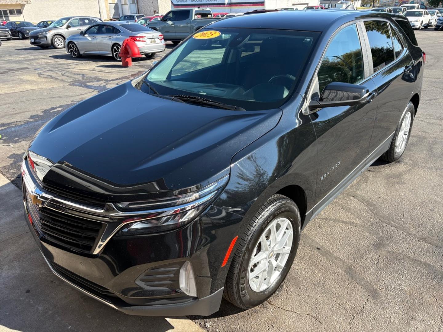 2023 BLACK CHEVROLET EQUINOX LT (3GNAXUEG9PL) with an 1.5L engine, Automatic transmission, located at 501 E. Columbia St., Springfield, OH, 45503, (800) 262-7122, 39.925262, -83.801796 - **2023 Chevrolet Equinox LT AWD - 1 OWNER!** This 2023 Chevrolet Equinox LT offers the perfect combination of comfort, technology, and versatility! Equipped with a fuel-efficient 1.5L Turbo engine and All-Wheel Drive, it's a great SUV for everyday driving! **FEATURES:** Remote Start, Heated Se- Photo#5