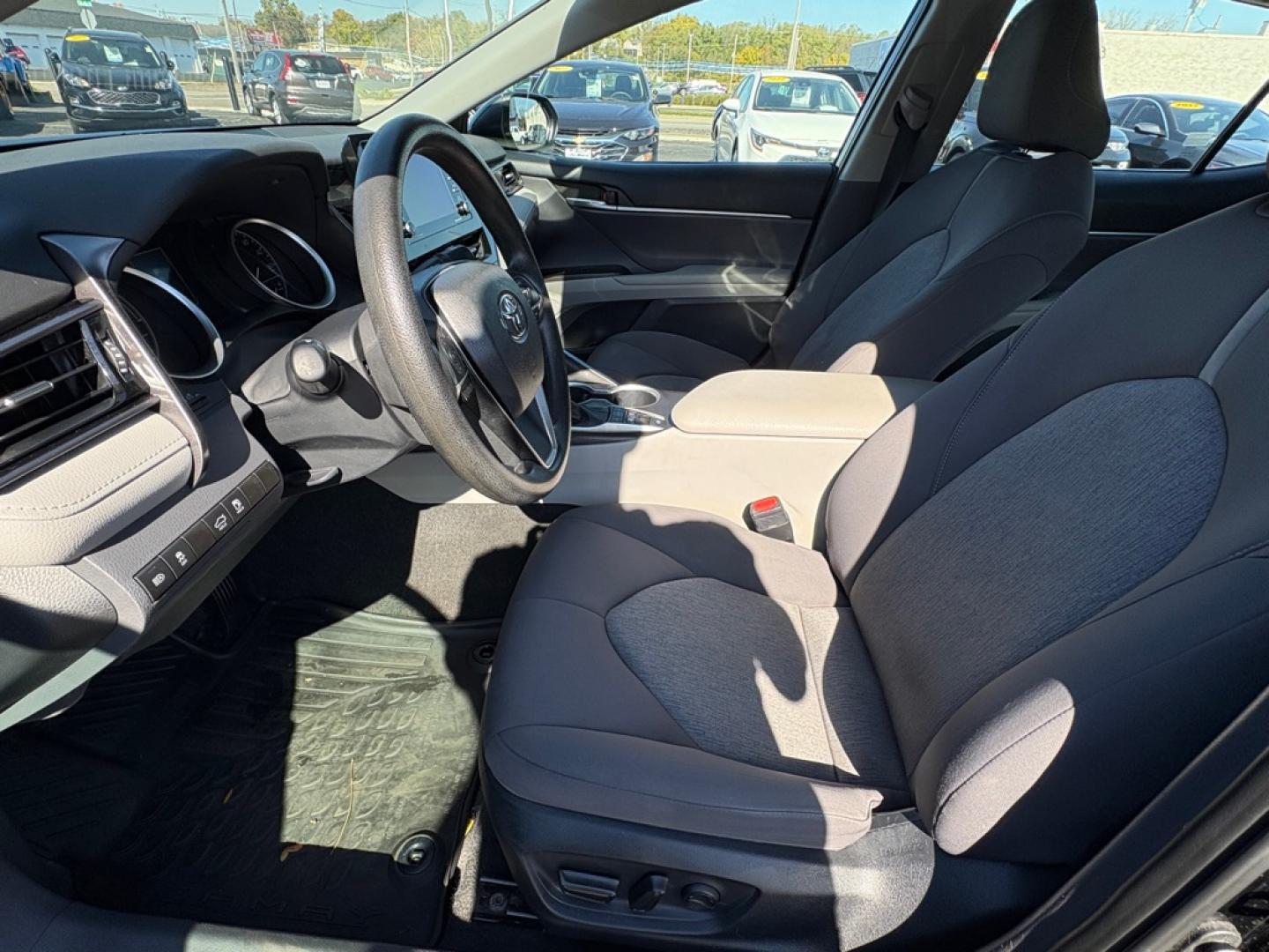 2023 BLACK TOYOTA CAMRY LE HYBRID (4T1C31AK5PU) with an 2.5L engine, Continuously Variable transmission, located at 501 E. Columbia St., Springfield, OH, 45503, (800) 262-7122, 39.925262, -83.801796 - **2023 Toyota Camry Hybrid LE - 1 Owner, Clean CARFAX and 17 Service Records!** Check out this 2023 Toyota Camry Hybrid LE! Powered by a fuel-efficient 2.5L 4-cylinder hybrid engine, this Camry offers a smooth, comfortable ride, excellent fuel economy, and Toyota's proven hybrid technology!- Photo#8