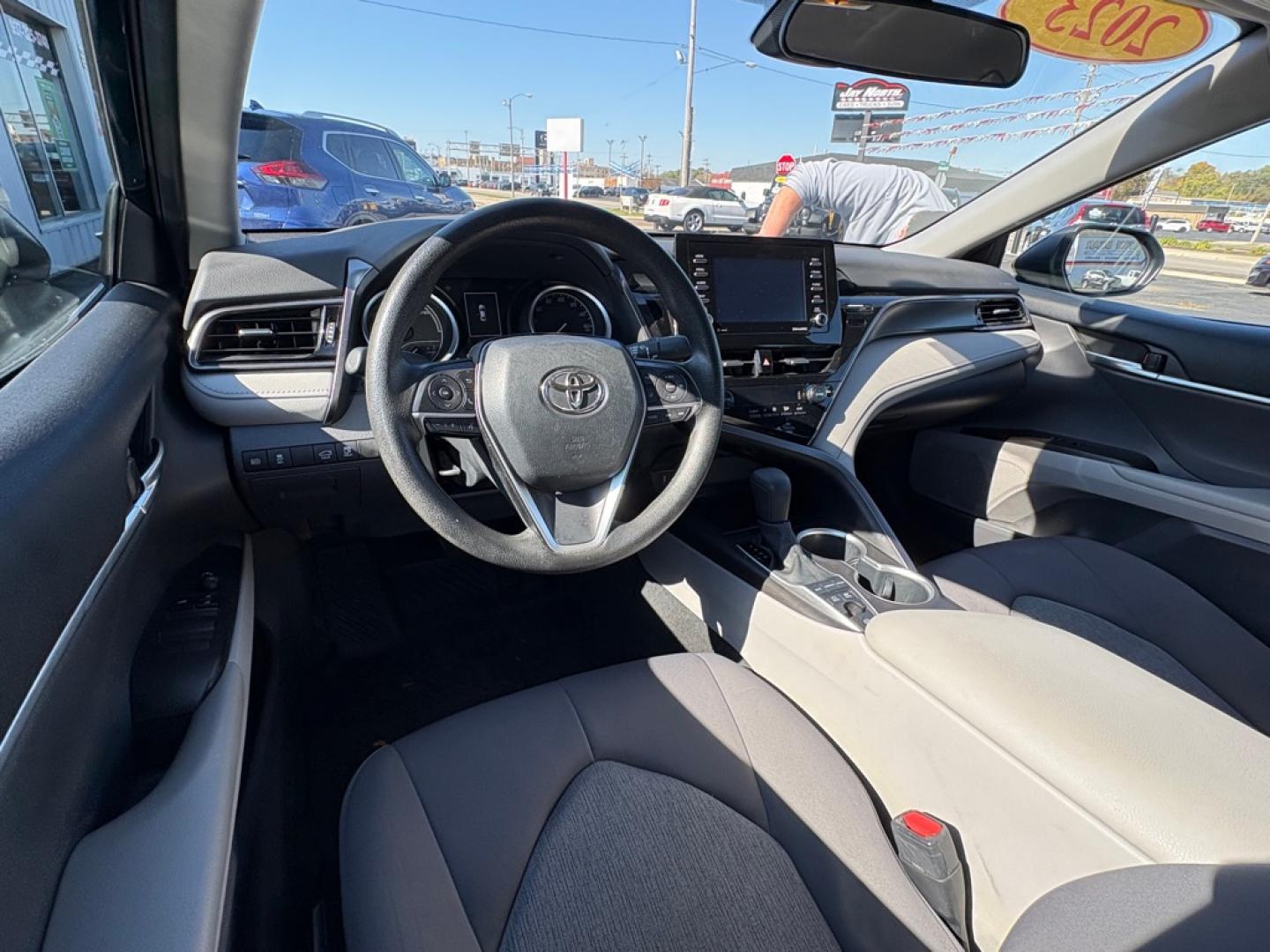 2023 BLACK TOYOTA CAMRY LE HYBRID (4T1C31AK5PU) with an 2.5L engine, Continuously Variable transmission, located at 501 E. Columbia St., Springfield, OH, 45503, (800) 262-7122, 39.925262, -83.801796 - **2023 Toyota Camry Hybrid LE - 1 Owner, Clean CARFAX and 17 Service Records!** Check out this 2023 Toyota Camry Hybrid LE! Powered by a fuel-efficient 2.5L 4-cylinder hybrid engine, this Camry offers a smooth, comfortable ride, excellent fuel economy, and Toyota's proven hybrid technology!- Photo#11